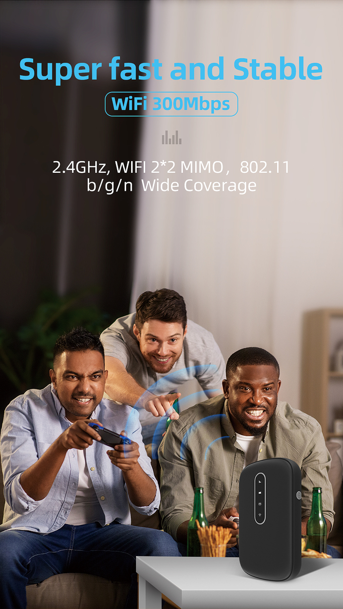 модем 2.4GHz портативный WiFi с интернетом 1 Точки доступа LTE слота 4G SIM-карты мобильным