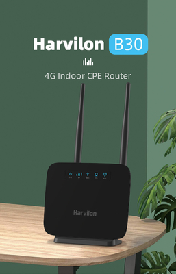 Крытый маршрутизатор CPE 4G кота 4 с SIM-картой 1 болезненная 1 антенна LAN внешняя