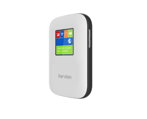 маршрутизатор 2700mAh-3000mAh мобильный 4G с чернотой экрана открыл