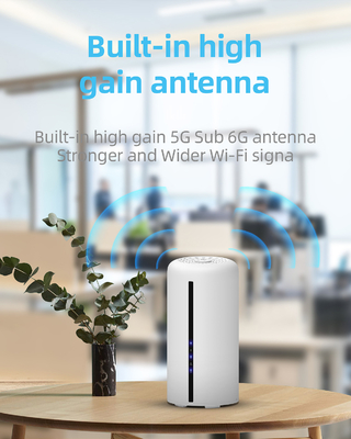 Мобильный двойной маршрутизатор диапазона 5Ghz Wifi с SIM-картой 1800Mbps открывает