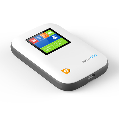 Маршрутизатор 4G MIFI мобильный с модемом WiFi кармана экрана 2700mAh-3000mAh открыл