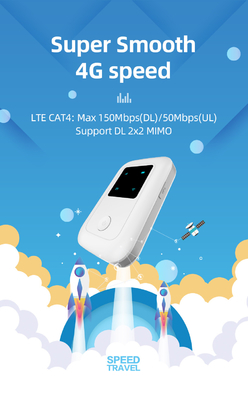 Маршрутизатор 4G WiFi кармана оператора телекоммуникаций со слотом SIM-карты