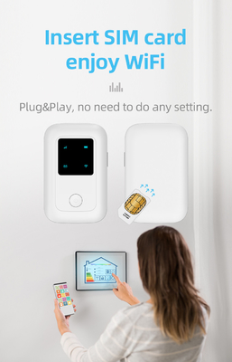 Маршрутизатор 4G WiFi кармана оператора телекоммуникаций со слотом SIM-карты
