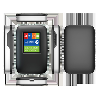 Точка доступа LCD 4G WIFI слота SIM-карты открыла мобильный широкополосный маршрутизатор