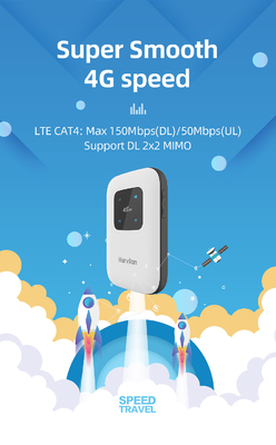 Беспроводная портативная поддержка B12/B17/B28 маршрутизатора CAT4 150Mbps 4g MiFi