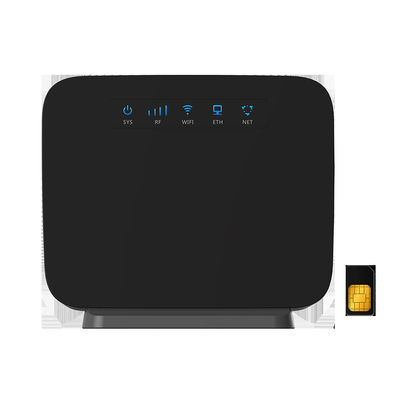 Домашний маршрутизатор CPE 4G Lte крытый с SIM-картой прорезает двойные внешние антенны для офиса