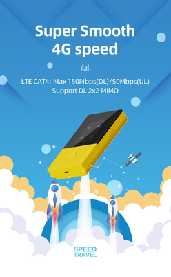 автомобиль WiFi кармана маршрутизатора 3G портативный мобильный 4G со слотом SIM-карты