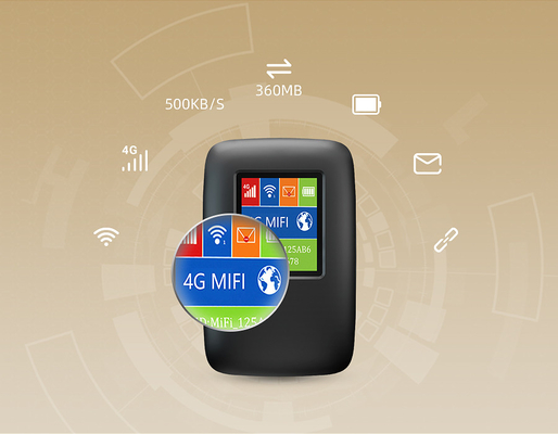 Точка доступа маршрутизатора WIFI 3000mAh 4G LTE беспроводная MiFi с диапазоном экрана LCD международным