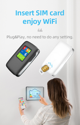 Точка доступа маршрутизатора WIFI 3000mAh 4G LTE беспроводная MiFi с диапазоном экрана LCD международным