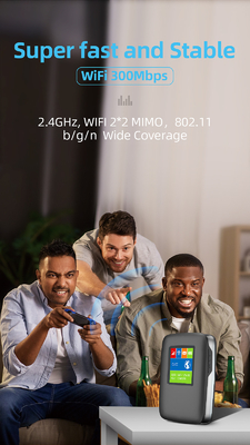 Точка доступа маршрутизатора WIFI 3000mAh 4G LTE беспроводная MiFi с диапазоном экрана LCD международным